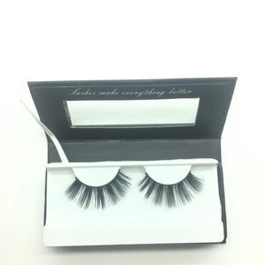 High quality imported korea synthetic fiber 3d silk lashes