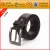 Import High quality leather police belt genuine leather black 5cm wide belt from China