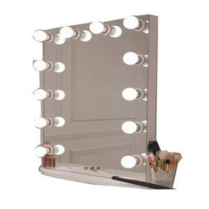 High Quality Luxury Vanity Hollywood Style Makeup Mirror with LED Light Bulb