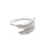 Import High quality Metal Silver feather party wedding napkin ring from China