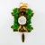 High quality Nordic style resin hand painted cuckoo clock  for home resin  fridge clock wall customized  3d animal cuckoo clock