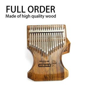 High-quality products solid wood made of gold silk wood Carimba thumb piano musical instrument 17-tone professional