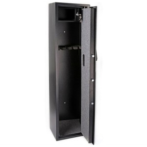 high quality security gun rifle cabinet safe biometric key lock gun storage safe box