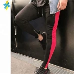 High quality Slim Fit joggers Zipper jogger running wear men