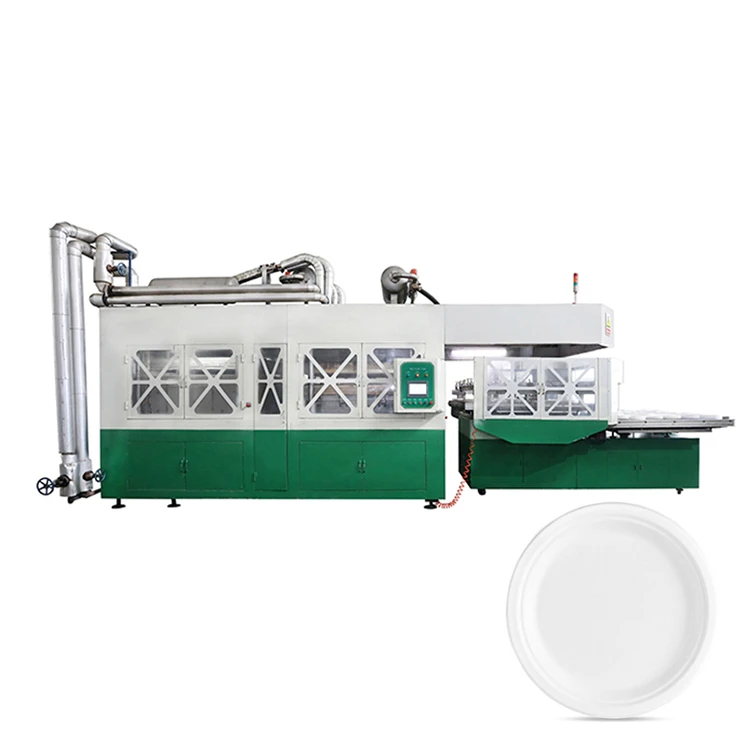 High Quality Sugarcane Pulp Paper Tableware Dish Tray Forming Machine