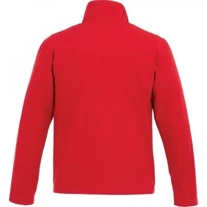 high quality unisex soft shell jacket red