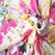 Import High speed produce apparel disorderly big floral fabric chiffon flower for dress from China