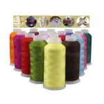 High Tenacity 100D/2 Elastic Nylon Strech Thread Colored 300D/2 420D/3 6.6 Bonded Weaving Yarn Filament 700 Meter Per Spool