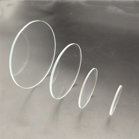 Buy High Transparency 1mm-10mm Thickness Tempered Round Glass For Light ...