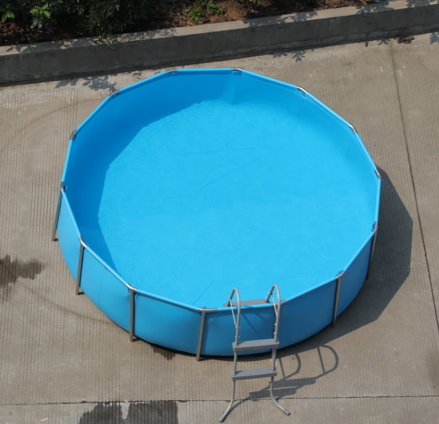 Hit The Heat Customized Size Metal Frame Above Ground Water Park Swimming Pool