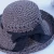 Import hollow out comfort and bowknot floppy women beach hat handmade straw hat from China