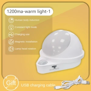 Home decor bedroom LED modern night light intelligent sensor light