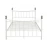Import Home Furniture Steel Iron Bed Double Bed Metal Platform Bed from China