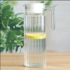 Home Glassware 1100ml glass cold water jug Drinking water glass jug