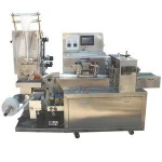 Horizontal back side sealing single piece nonwoven facial wet towel making machine
