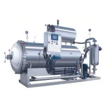 Horizontal Hot Water Continuous Food Retort Sterilizer Sterilizing Machine for Tuna