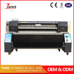Hot 1.8m roll to roll 6 color all-in-one dye best sublimation printer