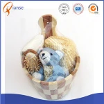 HOT natural wooden bath massage gift set / bath brush set