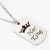 Import Hot Sale 316L Stainless Steel Crown Tags Pendant Necklace Couple Her King His Queen Necklace Valentines day Gift from China