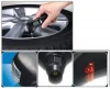 hot sale 9 in 1 multifunctional tire gauge digital with emergency car glasses hammer &tire inflator with digital gauge