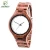 Import hot sale bamboo couple watch, custom logo on wooden wrist watch men with japan movt quartz watch stainless steel back from China