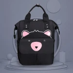 Hot sale cheap multi function hiking fashion simple big capacity student mother baby diaper bag harness backpack