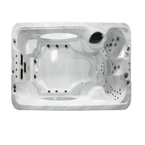Hot Sale Rectangularspa transparent Indoor Massage Whirlpool Bathtub Hot Tub