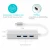 Import Hot sales Portable Type C to Gigabit Ethernet Rj45 Lan Adapter for MacBook ChromeBook and other type c port laptop from China