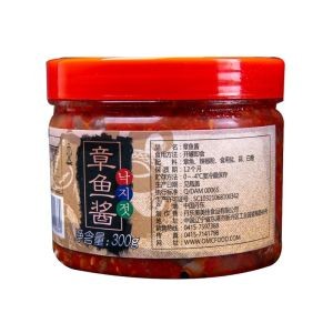 Hot sauce made from freshs seafood octopus