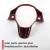 Import hot selling car interior accessories carbon fiber auto steering wheel cover from China