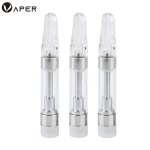 hot selling ceramic coil glass tank 510 thread cbd vape cartridge plastic empty 0.5ml vape carts