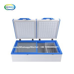 Hot selling DC solar chest freezer CE certificate deep freezer from China supplier