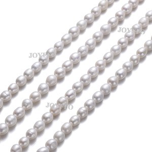 Hot Selling Fresh Water Natural 6-7mm Loose Pearls for DIY Jewelry Set Making Pearl chain for necklace