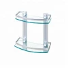 Hot Selling Stainless Steel Bathroom Corner Glass Shelf/Bath Holder