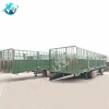 Hot Selling Tri 3 Axle Cargo Fence Semi Trailer