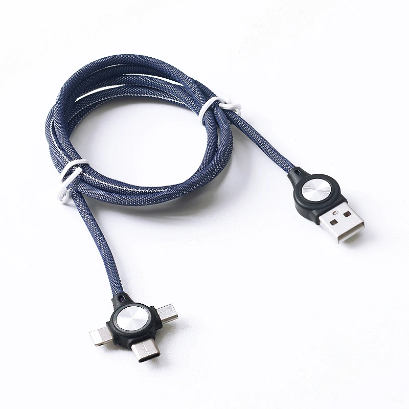 Hot selling usb data charger cable with high quality 3 in 1