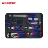 Hot Selling WORKPRO 119PC Household Hand Tool Kit Set with Aluminum Case