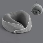 Hot U-shaped neck pillow memory foam travel pillow slow rebound airplane lunch break portable neck pillow