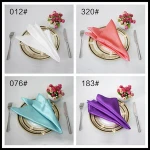 hotel table linen satin napkin for wedding