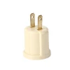 Household Industrial Electrical Accessories American Two Flat Plug To E27 Rubber Lamp Holder