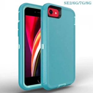 Hybrid mobile phone case for iphone se2020 Full Body Strong Protection Military Case for iphone 9