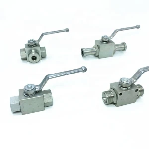 hydraulic manual shut off valve high pressure 3000psi ball valve