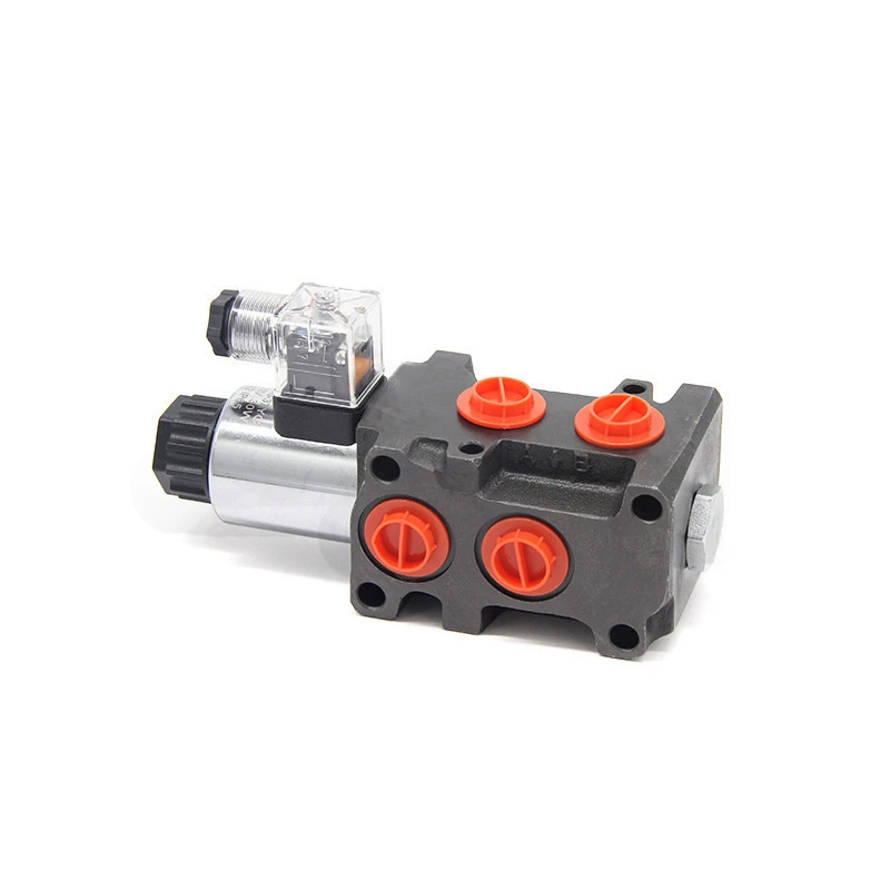 Hydraulic Solenoid Operated Selector Diverter Valve 12 Volt DC or 24 Volt DC solenoid diverter valve