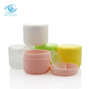 IBELONG hot sale 10g 20g 50g 100g 250g cheap empty plastic cosmetic jar for cream