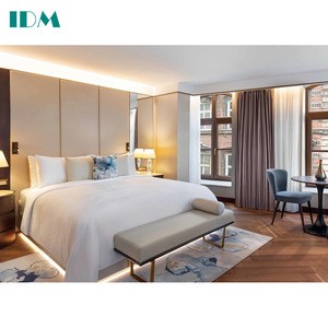 IDM-569 Factory Custom 5 Star Hospitality Hotel Suite Room Furnitures Packages Bedroom Set