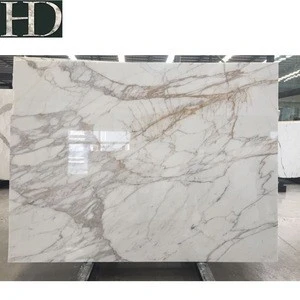 Imported Turkish Polished Natural Calacatta White Marble Stone Big Slab,Bianco Calacatta Marble for Wall, Floor and Countertops