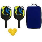 Indoor outdoor  lightweight  honeycomb Graphite carbon pickle ball pickleball paddle set of 2 or 4  pack for beginner  men women