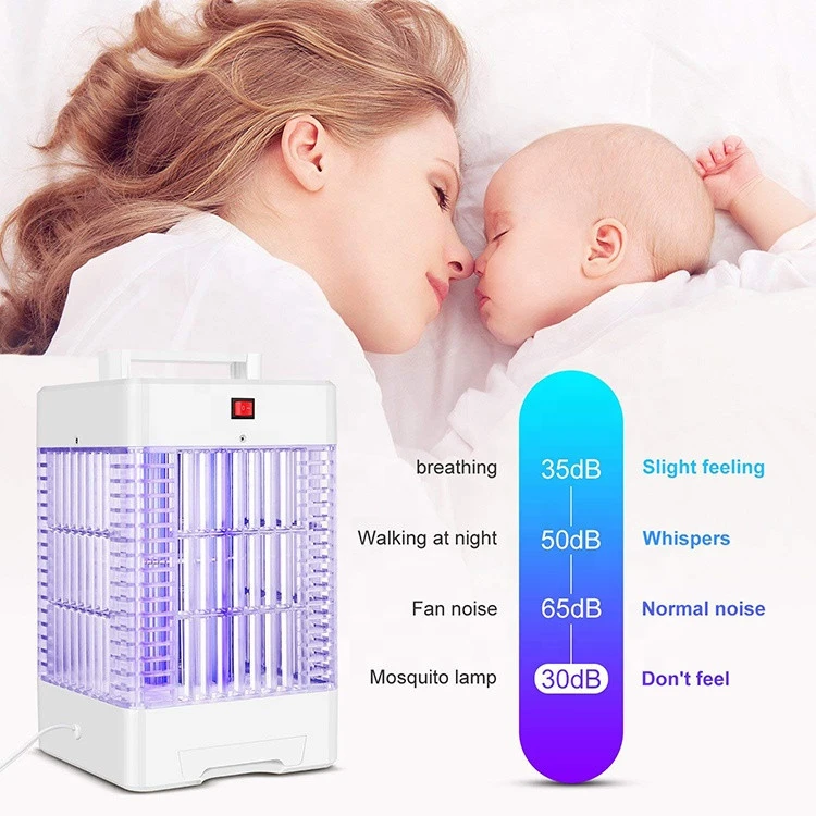 Indoor Ultraviolet LED Electronic Mosquito Killer Lamp, 120V Working Voltage Electronic Insect Repellent