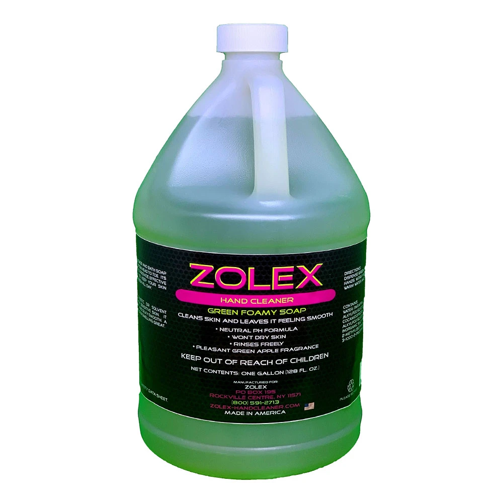 Buy Institutional Hand Soap - Green Foaming Soap Hand Wash Soap Mechanic  Hand Cleaner from Zolex Industries LLC, USA