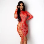 j trendy bandana print dress women spring  dresses backless summer dress women clothing
